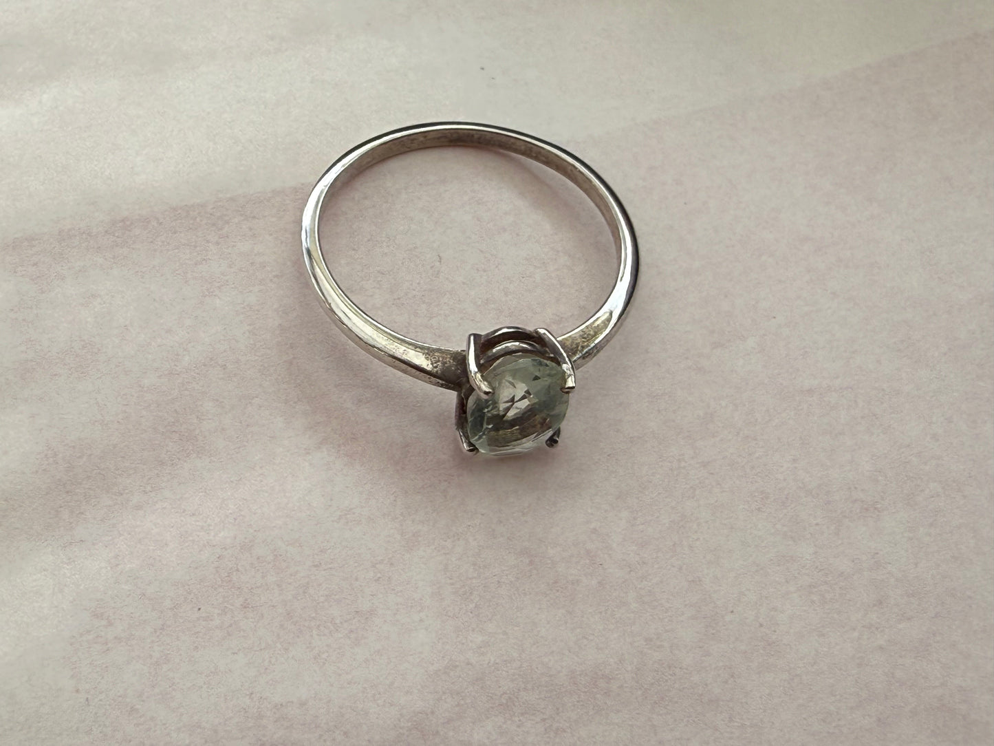Green Fluorite Ring – Clarity, Growth & Heart-Centred Wisdom, size 6 Crystal Wellness