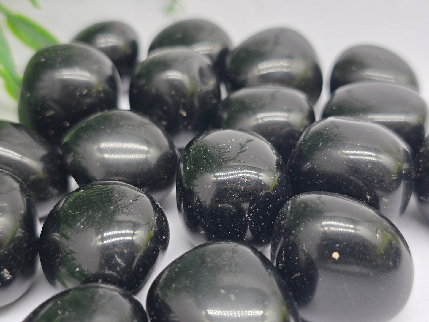 Black Obsidian Tumbled Stone Crystal Wellness