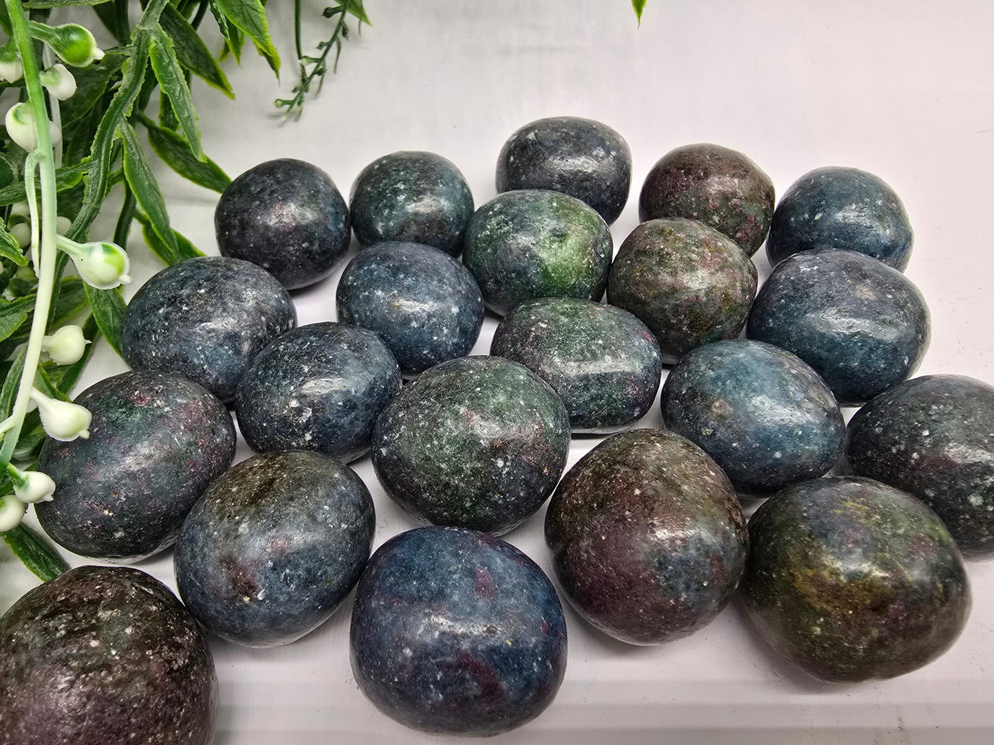 Ruby w/ Kyanite Tumblestones Crystal Wellness