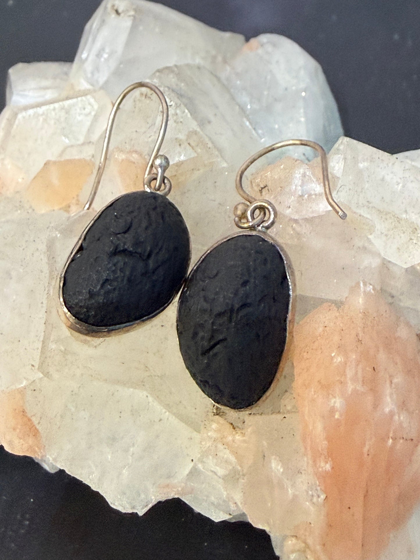 Lava Earrings – Grounding, Strength & Inner Transformation, 18mmx12mm Crystal Wellness