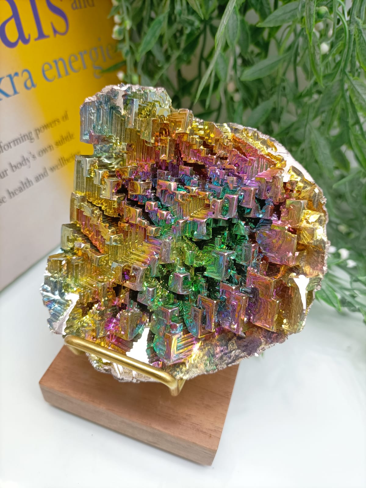 Bismuth Large 9.5x9.5cm Crystal Wellness