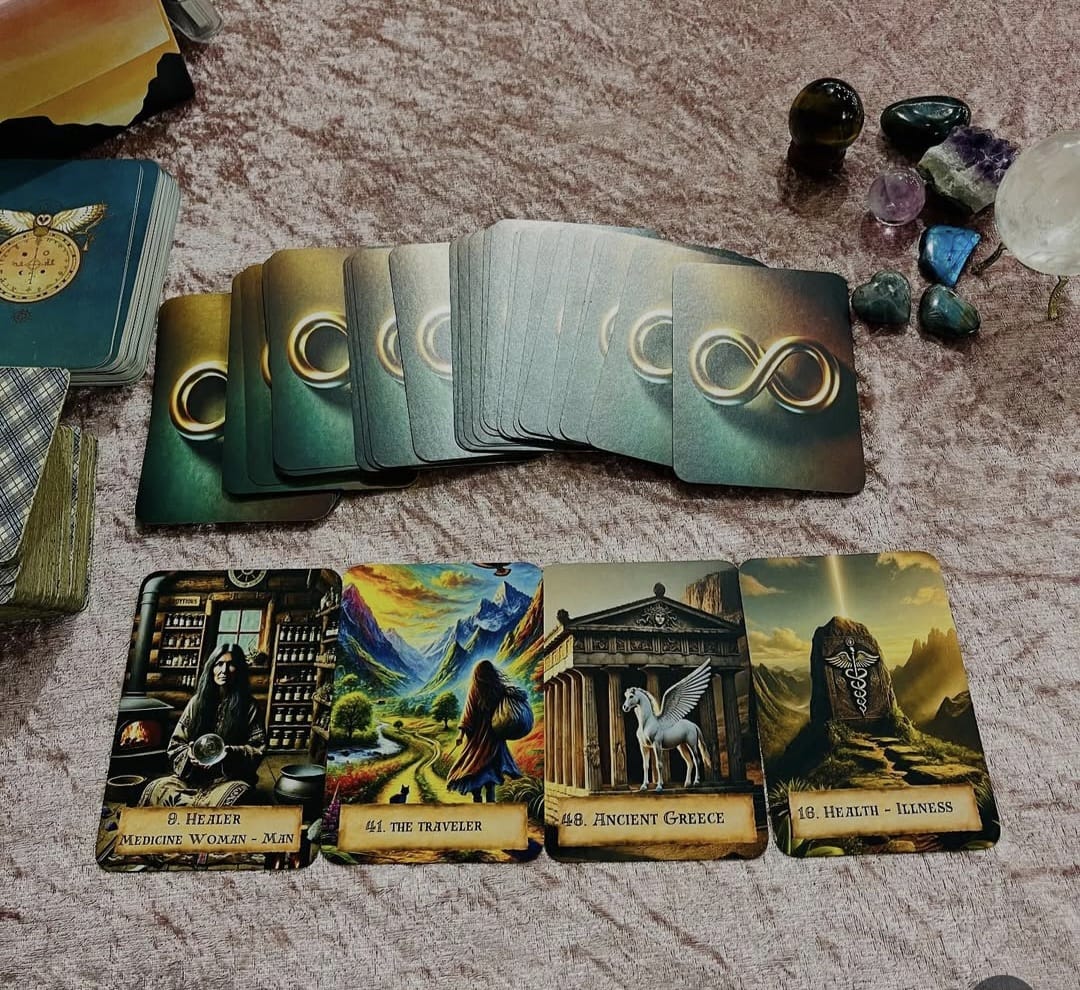 Past Life & Ancestry Oracle Cards Crystal Wellness