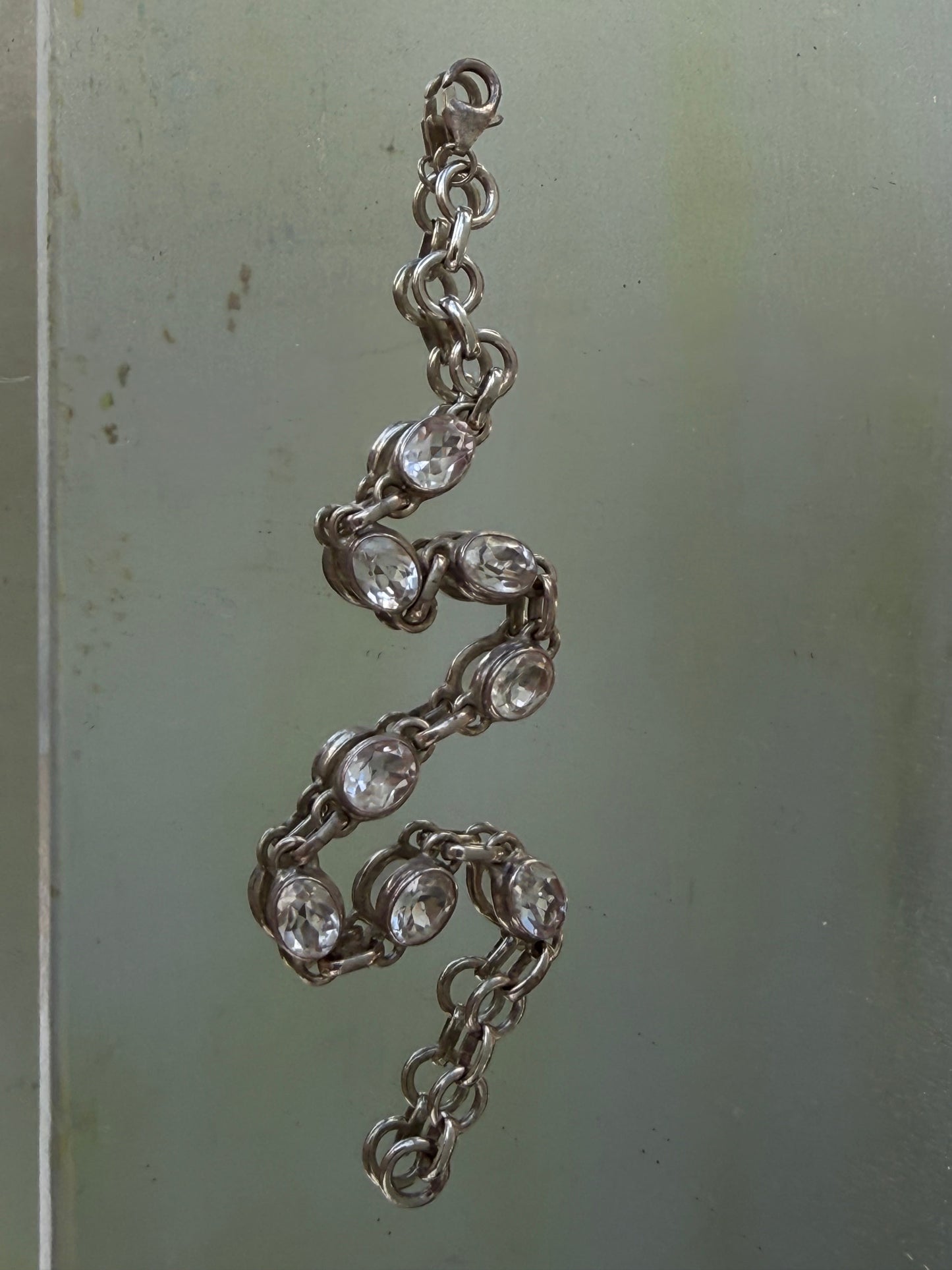 Clear Quartz Sterling Silver Bracelet – Clarity, Harmony & Amplified Energy, 20.5cm Crystal Wellness