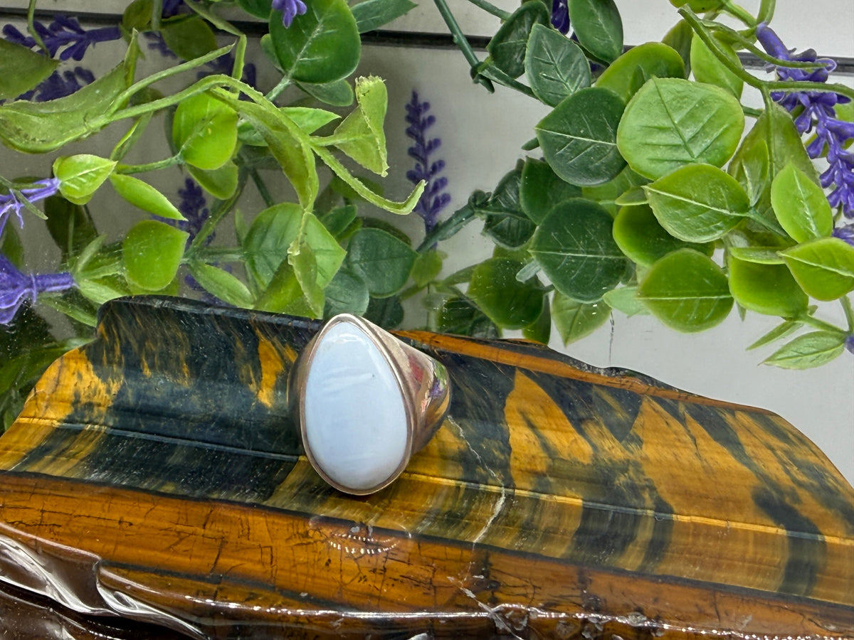 đ€ Owyhee Opal Ring â Inner Peace & Intuitive Flow, size 7.5 Crystal Wellness