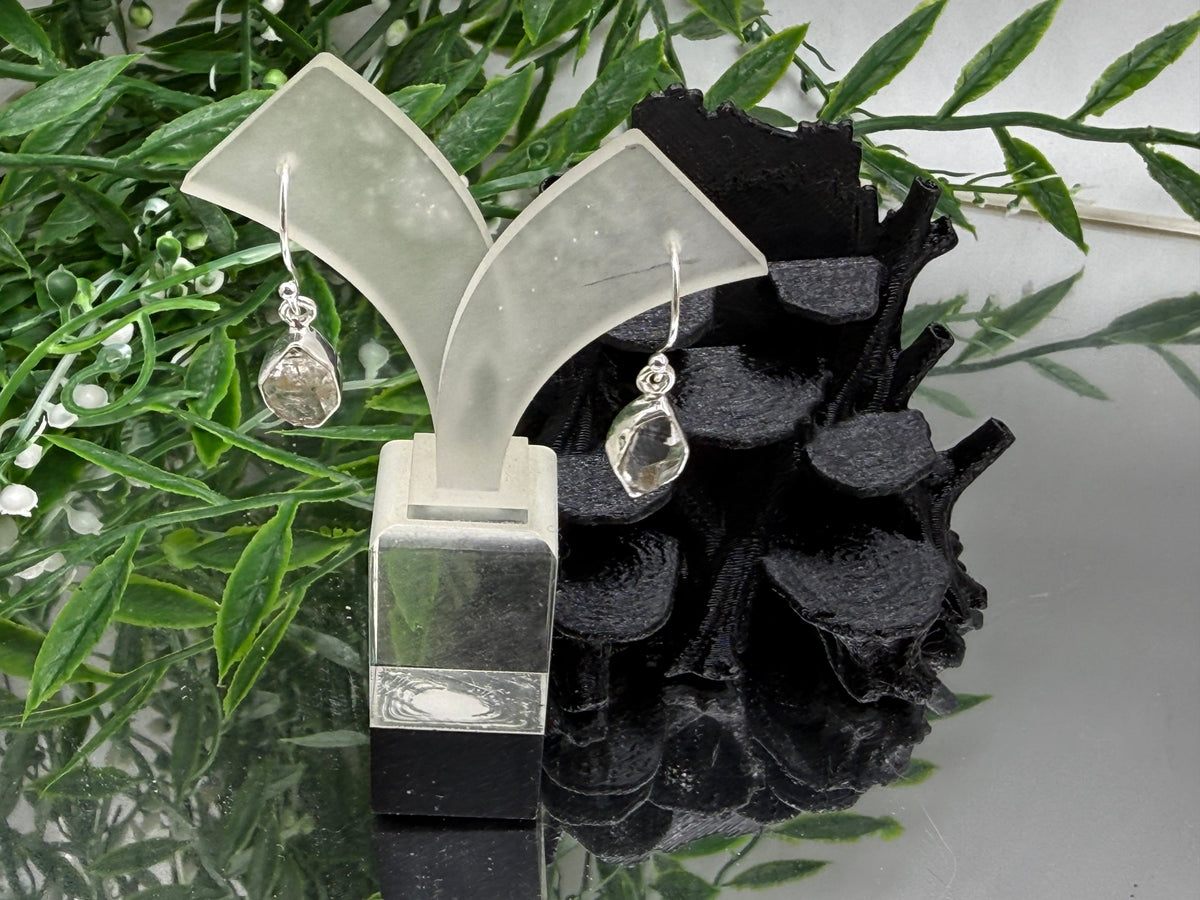 HERKIMER DIAMOND EARRINGS
“Stones of Spiritual Clarity, High Vibration & Divine Connection”, 13mmx10mm Crystal Wellness