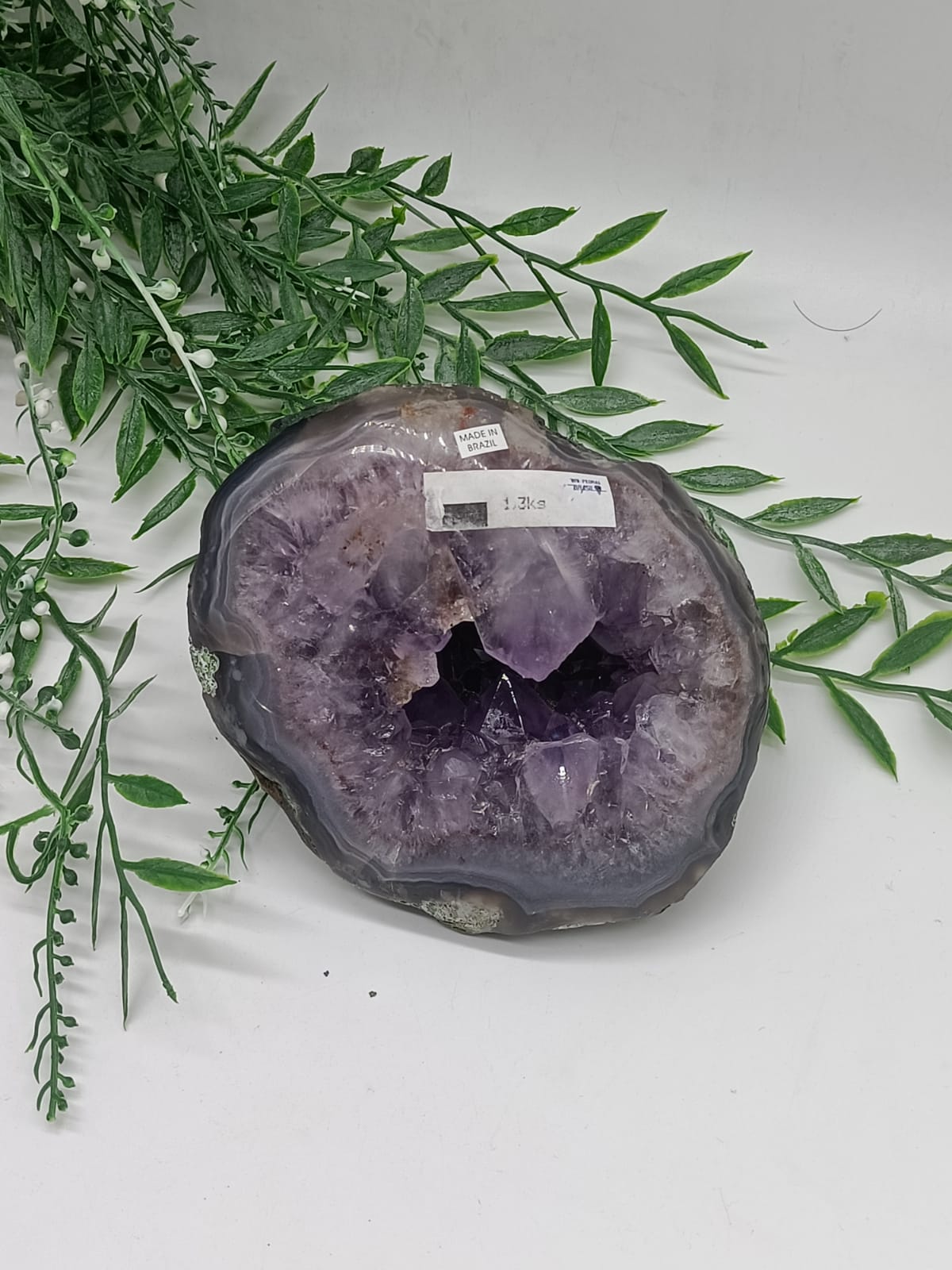 Amethyst Geode Natural Shape 1.3kg 13x11x8cm Crystal Wellness