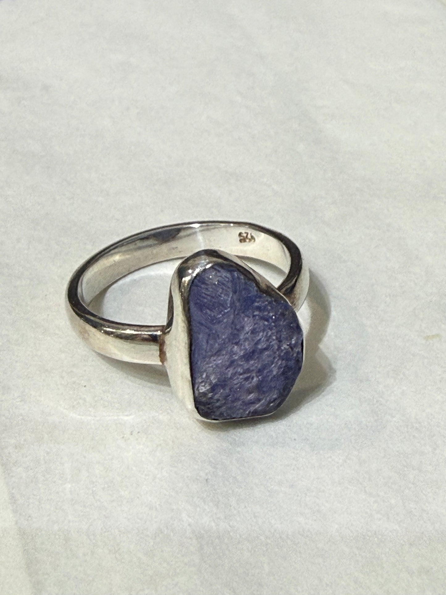 Tanzanite Ring – Intuition & Transformation, size 6.75 Crystal Wellness