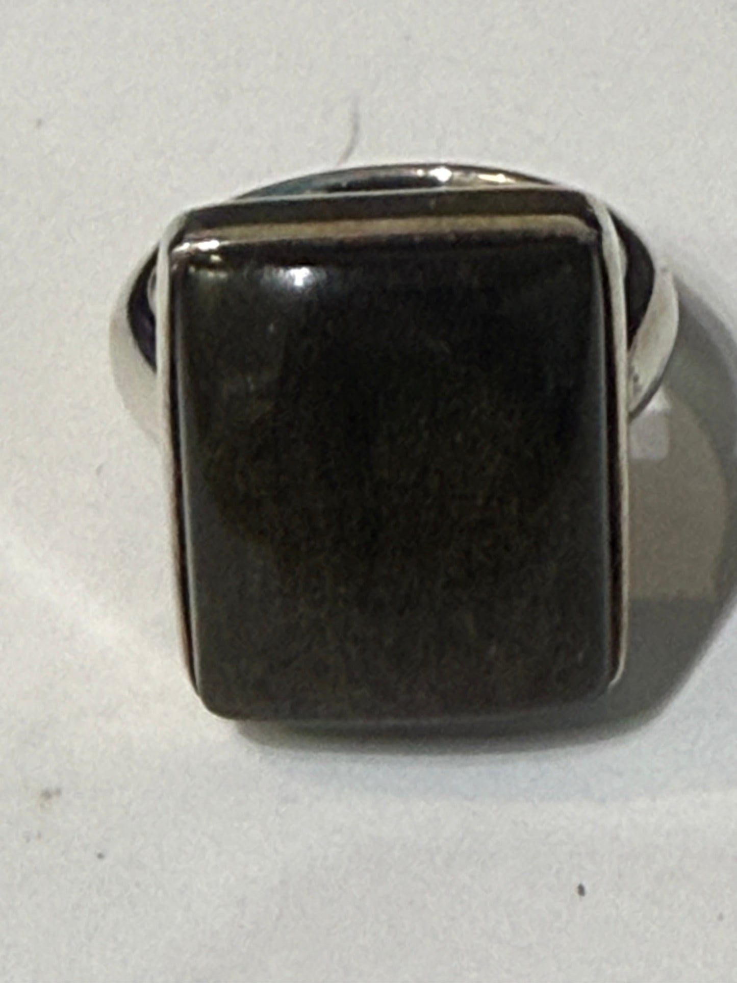 Golden Shield Goldsheen Obsidian Ring – Size 4 Crystal Wellness