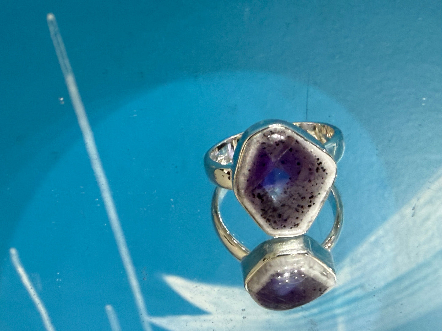 Auralite 23 Ring â The Stone of Spiritual Awakening, size 8 Crystal Wellness