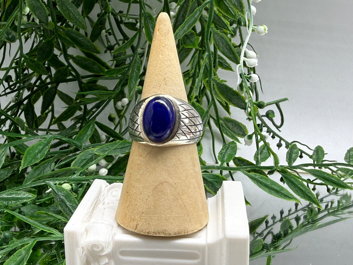 💙 Lapis Lazuli 925 Sterling Silver Ring – Size 10 | Stone of Wisdom, Inner Truth & Spiritual Insight Crystal Wellness