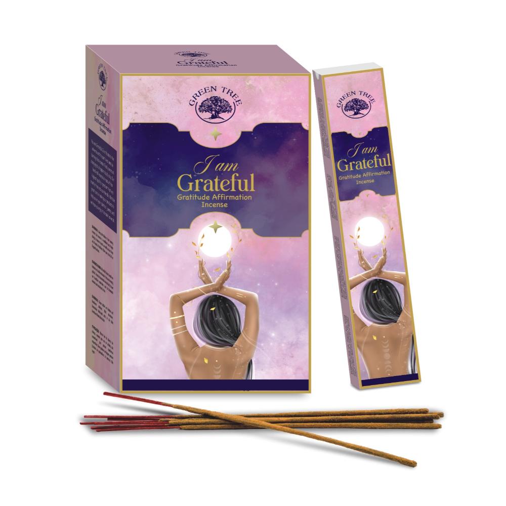 I am grateful - Manifestation Incense 15gms Green Tree