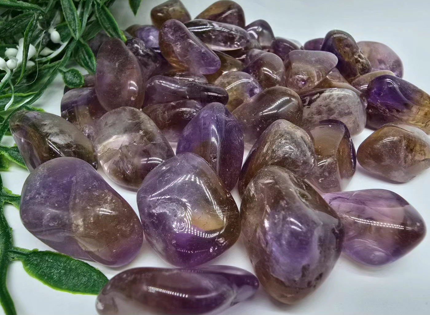 Ametrine Tumbled Stone Crystal Wellness