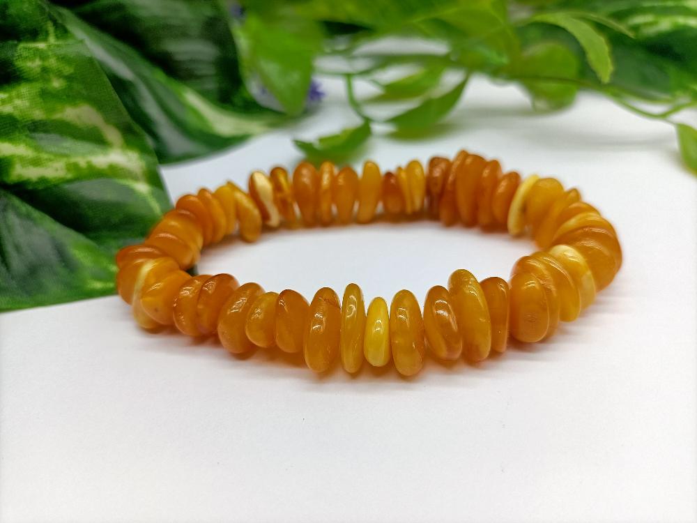 15.14g Rare Butterscotch Amber Bracelet Crystal Wellness