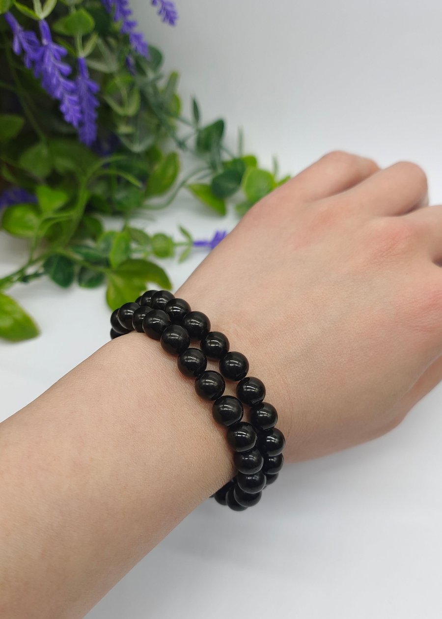 Jet Bracelet Crystal Wellness