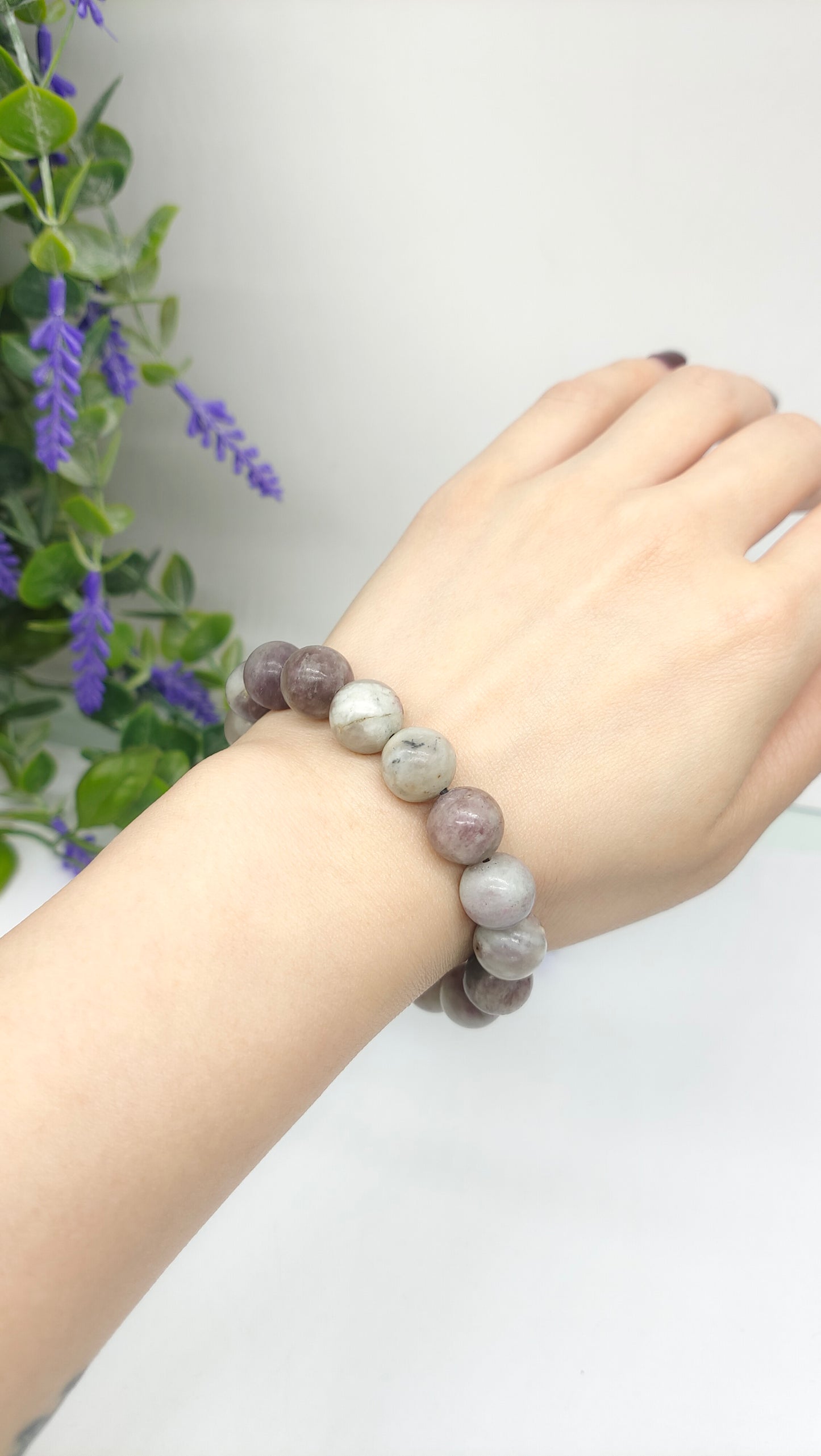 Pink Tourmaline Beads Bracelet Crystal Wellness