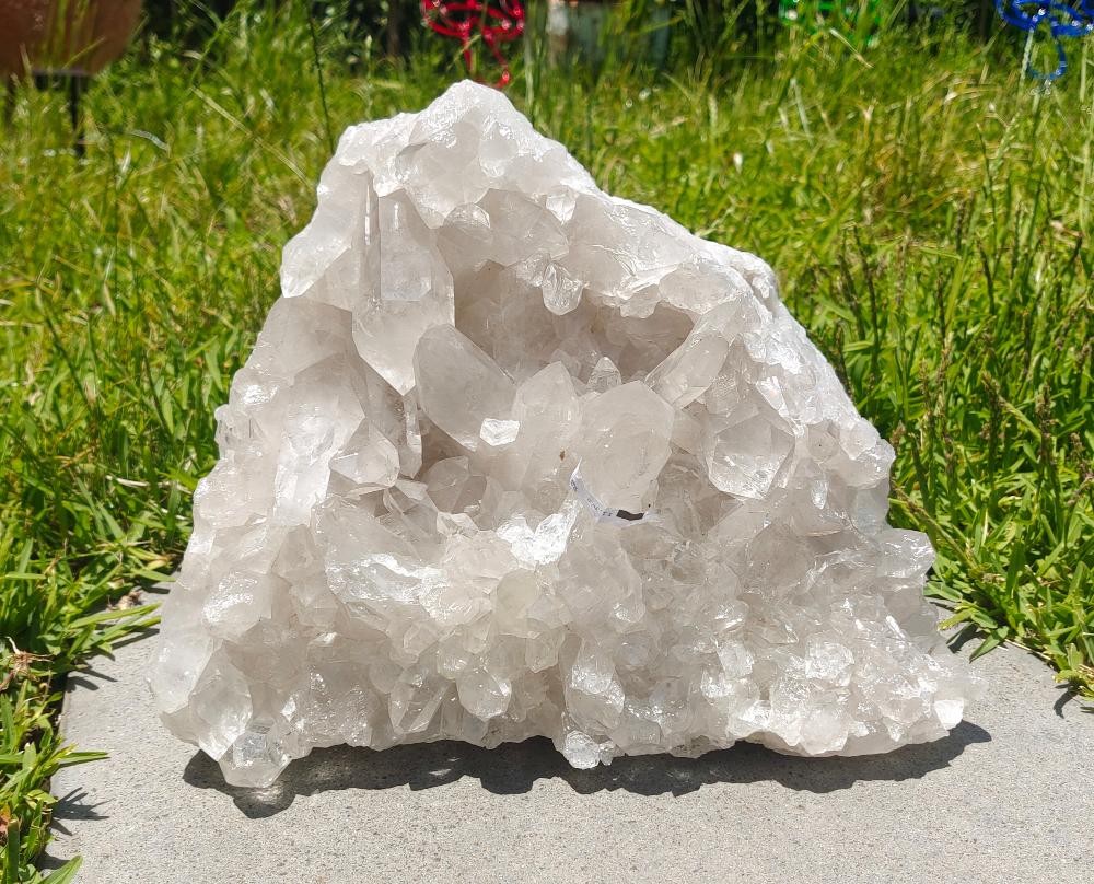 High-Grade Clear Quartz Cluster 11.3Kgs 31x24x20cm Crystal Wellness