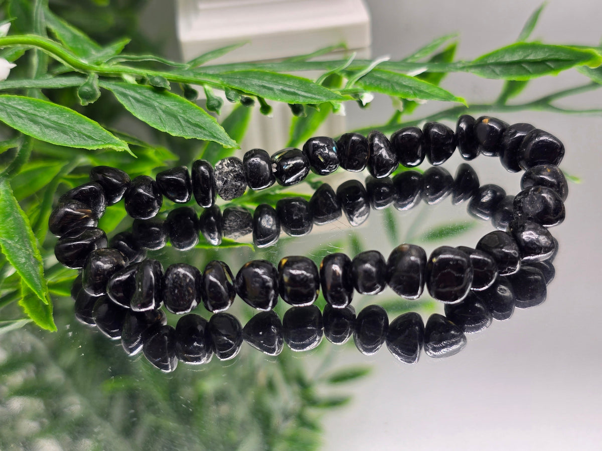Genuine Nuumite Bracelet | Stone of Ancient Protection, Transformation & Personal Power | 21.23g Crystal Wellness