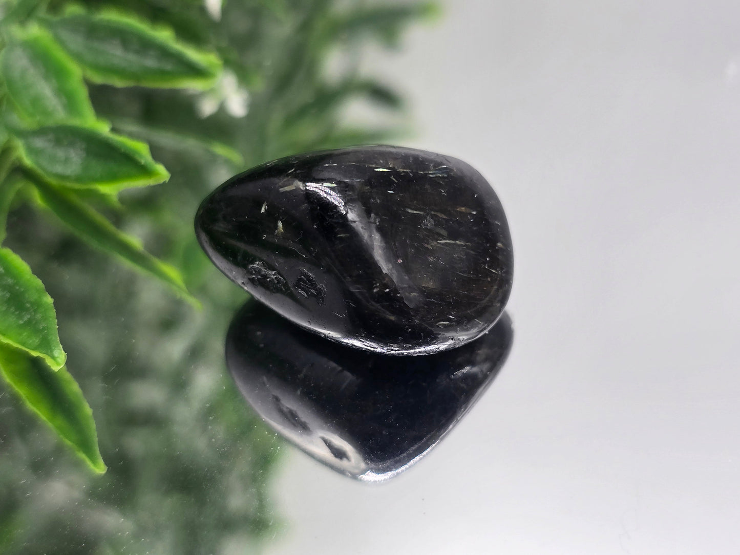 Genuine Nuumite Tumbled Stone (Stone of Ancient Protection & Personal Power) Crystal Wellness