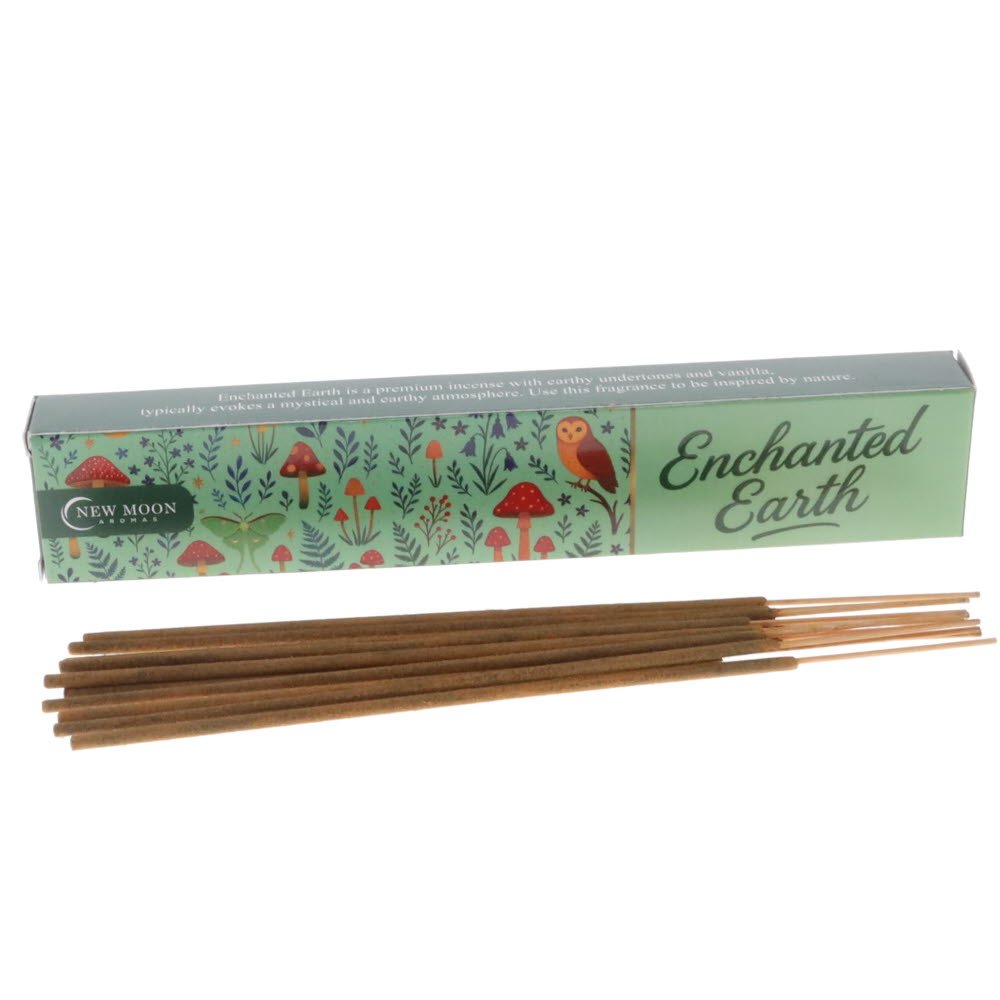 Enchanted Earth Incense 15gms Sticks New Moon Crystal Wellness