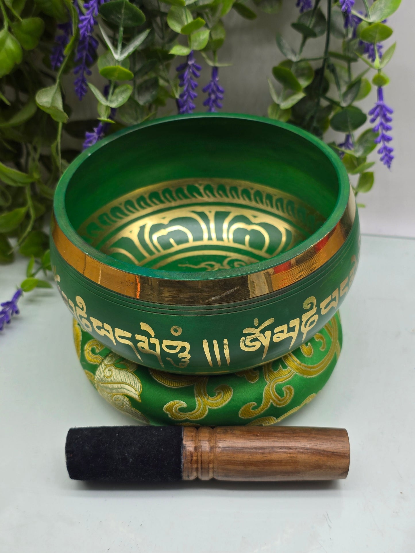 Tibetan Sound Healing Bowl – 6 Inch | F Note | Heart Chakra Crystal Wellness