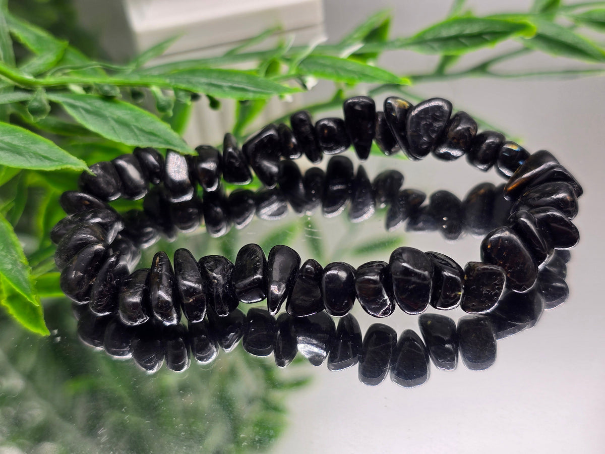 Genuine Nuumite Bracelet | Stone of Ancient Protection, Transformation & Personal Power | 28.38g Crystal Wellness