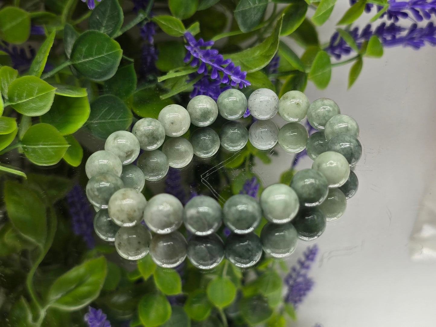 Imperial Jade “Blessed Abundance & Harmony” – Myanmar 10mm Beads Bracelet Crystal Wellness