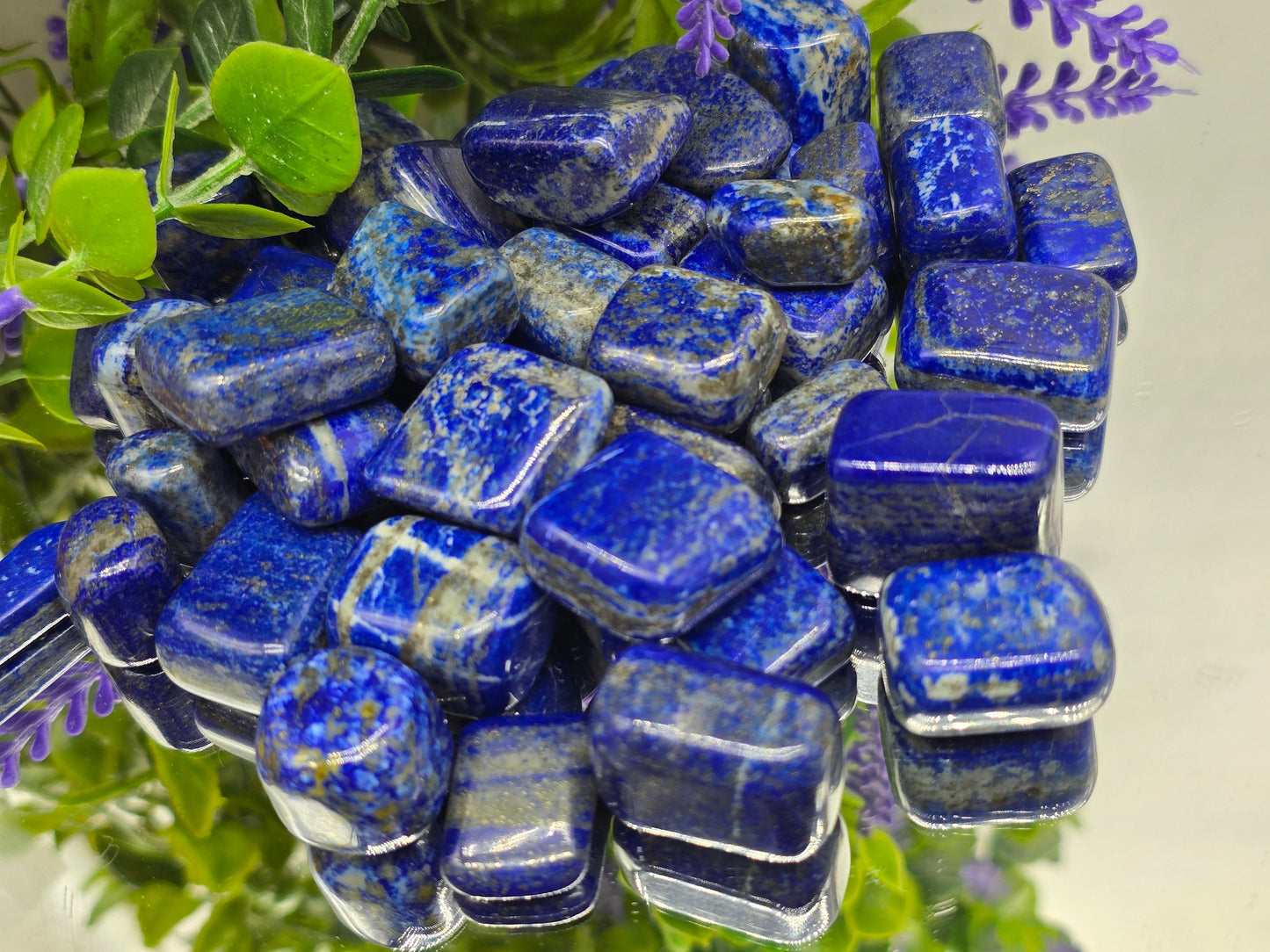 Premium Lapis Lazuli Tumbled Stone – Deep Royal Blue Crystal for Wisdom, Protection & Spiritual Insight Crystal Wellness