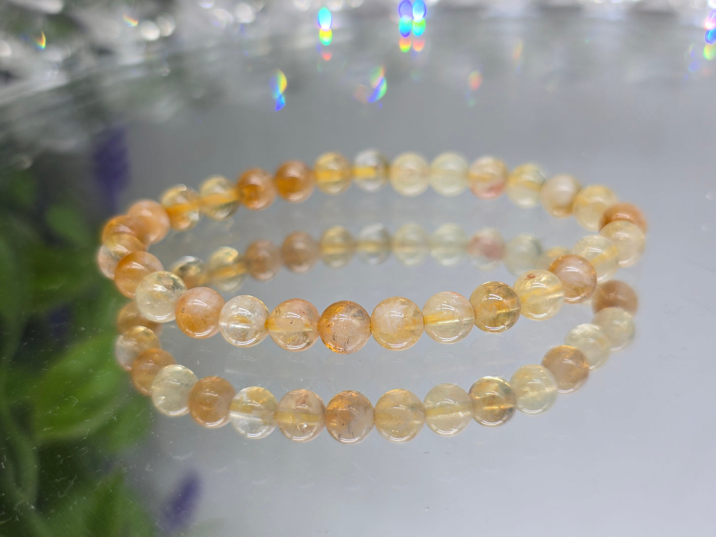 Citrine Beads Bracelet (Stone of Abundance & Radiant Success) Crystal Wellness