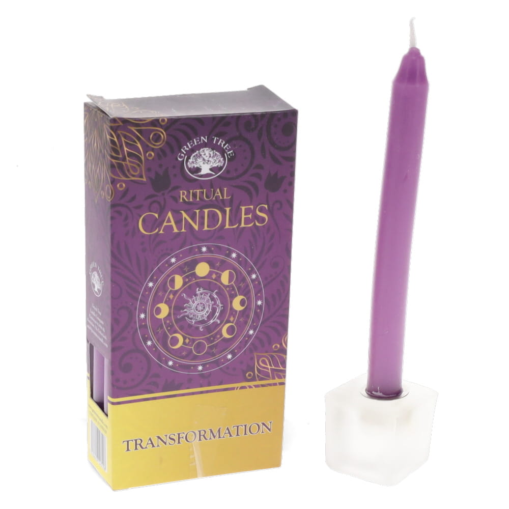 Green Tree Ritual Candles - Transformation (10 pack) Crystal Wellness