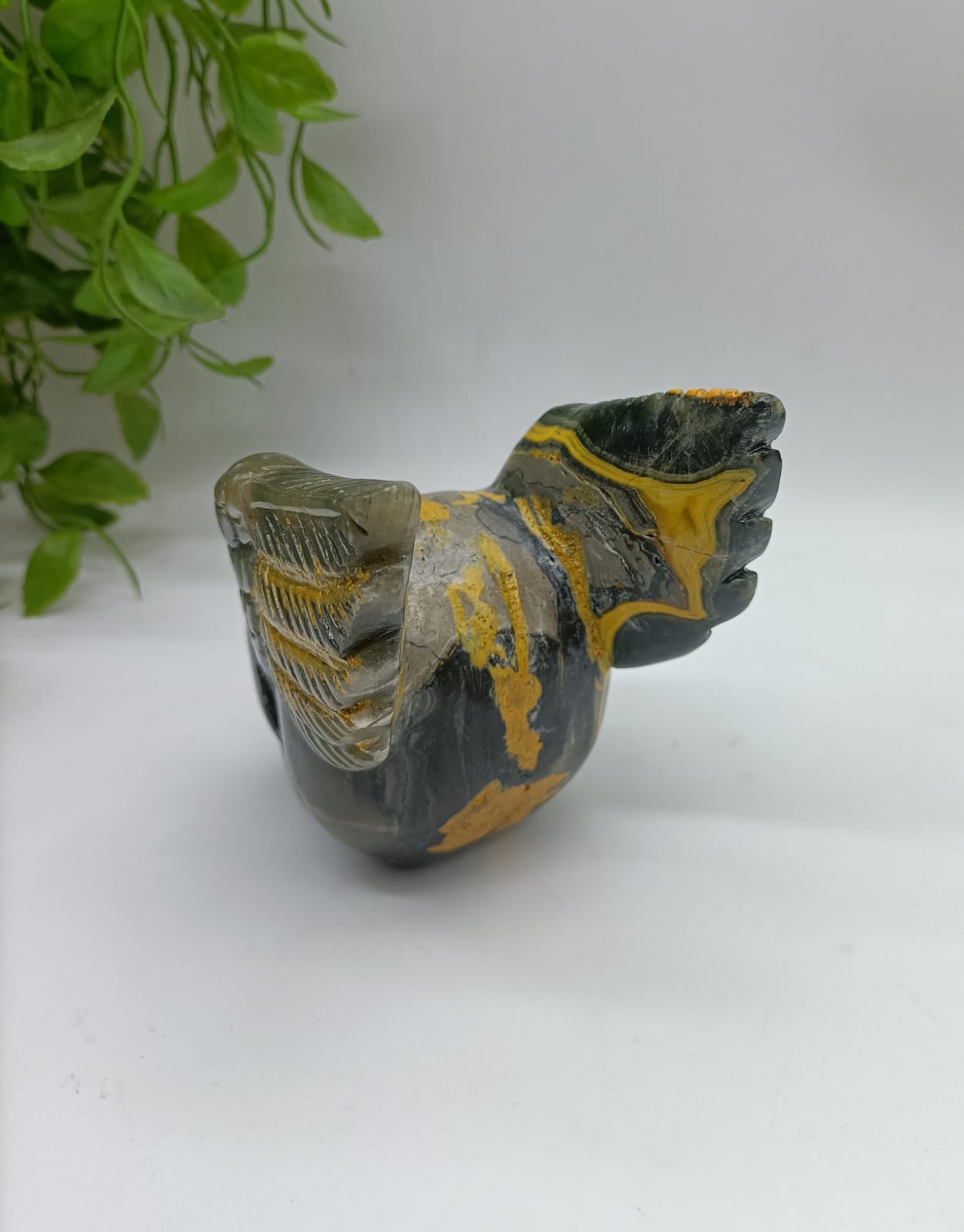 Bumblebee Jasper Skull with Wings 778g (Special 30% OFF)