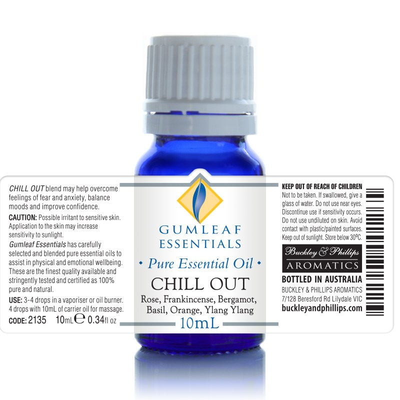 Chill Out Essential Oil Blend Crystal Wellness