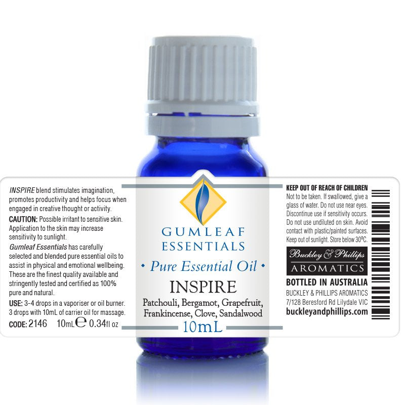 Inspire Essential Oil Blend Crystal Wellness