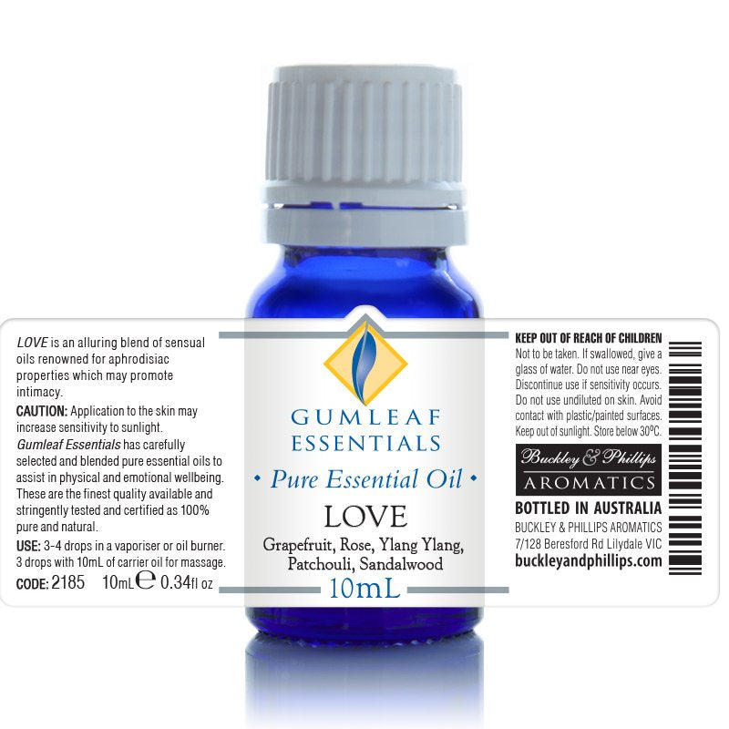 Love Essential Oil Blend Crystal Wellness