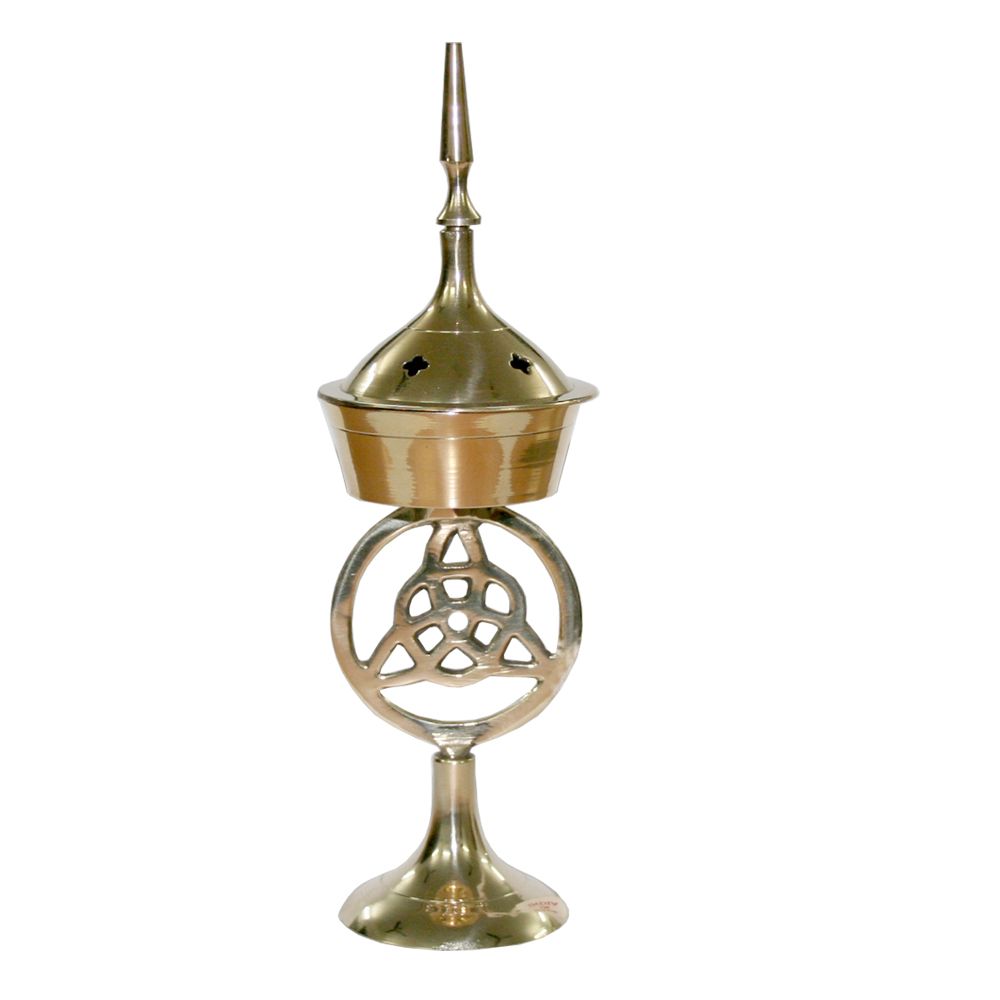 Triquetra Brass Incense Burner