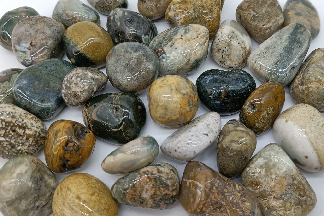 Ocean Jasper Tumbled Stone