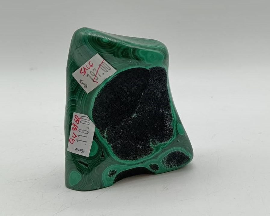 Malachite Polished Freeform 438 Grams