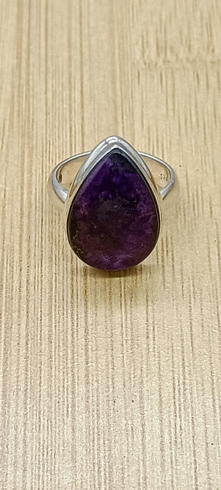 Sugilite 925 Sterling Silver Ring Size 4.5