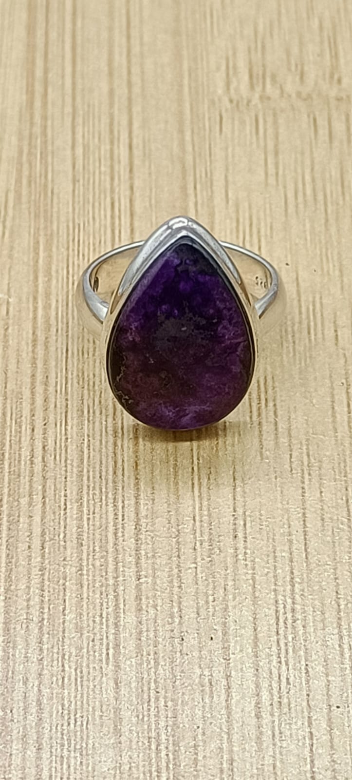 Sugilite 925 Sterling Silver Ring Size 6