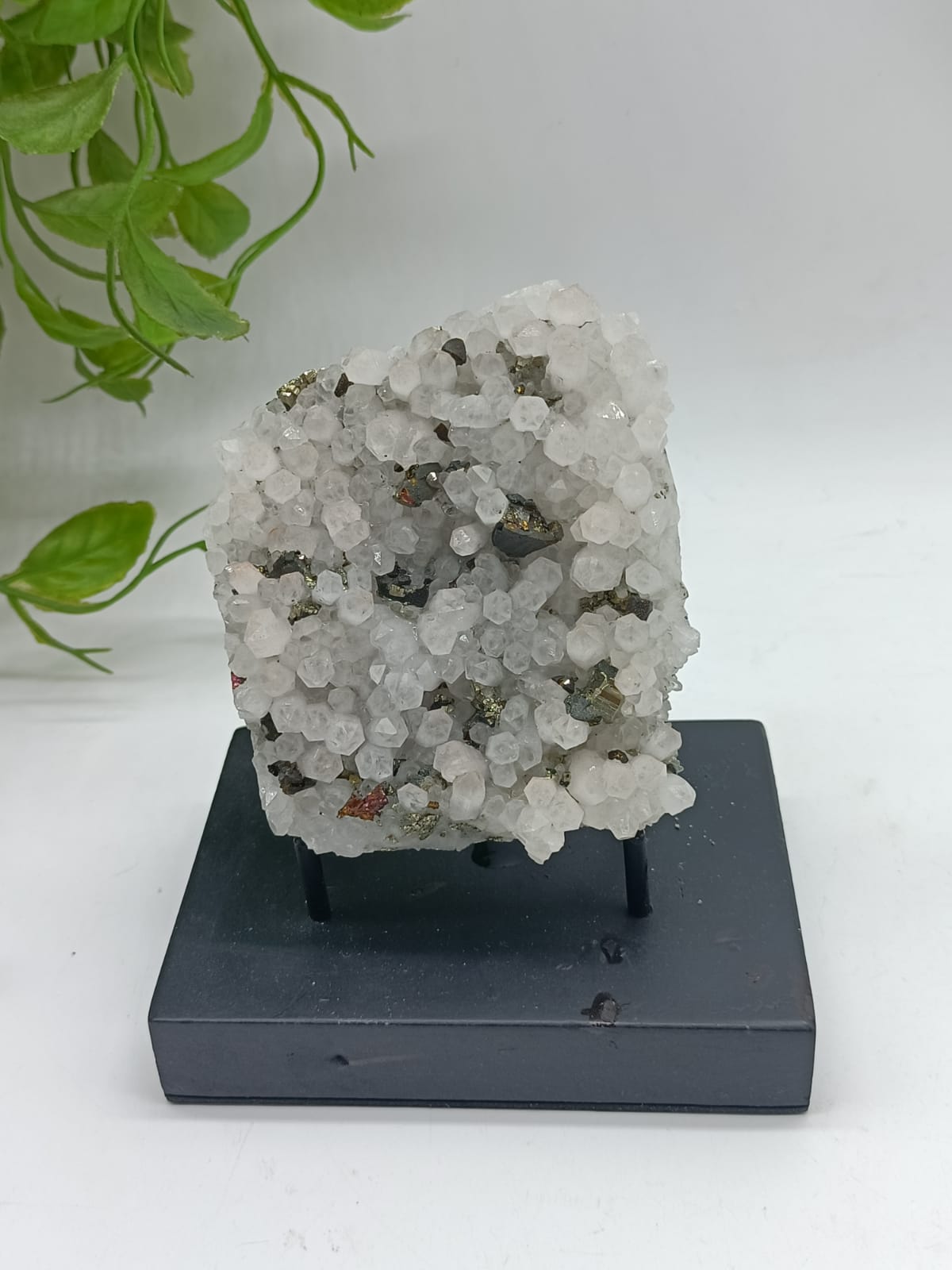 Natural Rare Chalcopyrite on Quartz Specimen 281g

