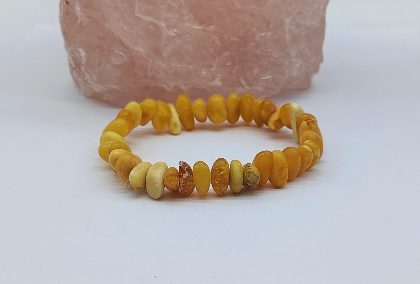 Butterscotch Amber Bracelet 9.68g Crystal Wellness