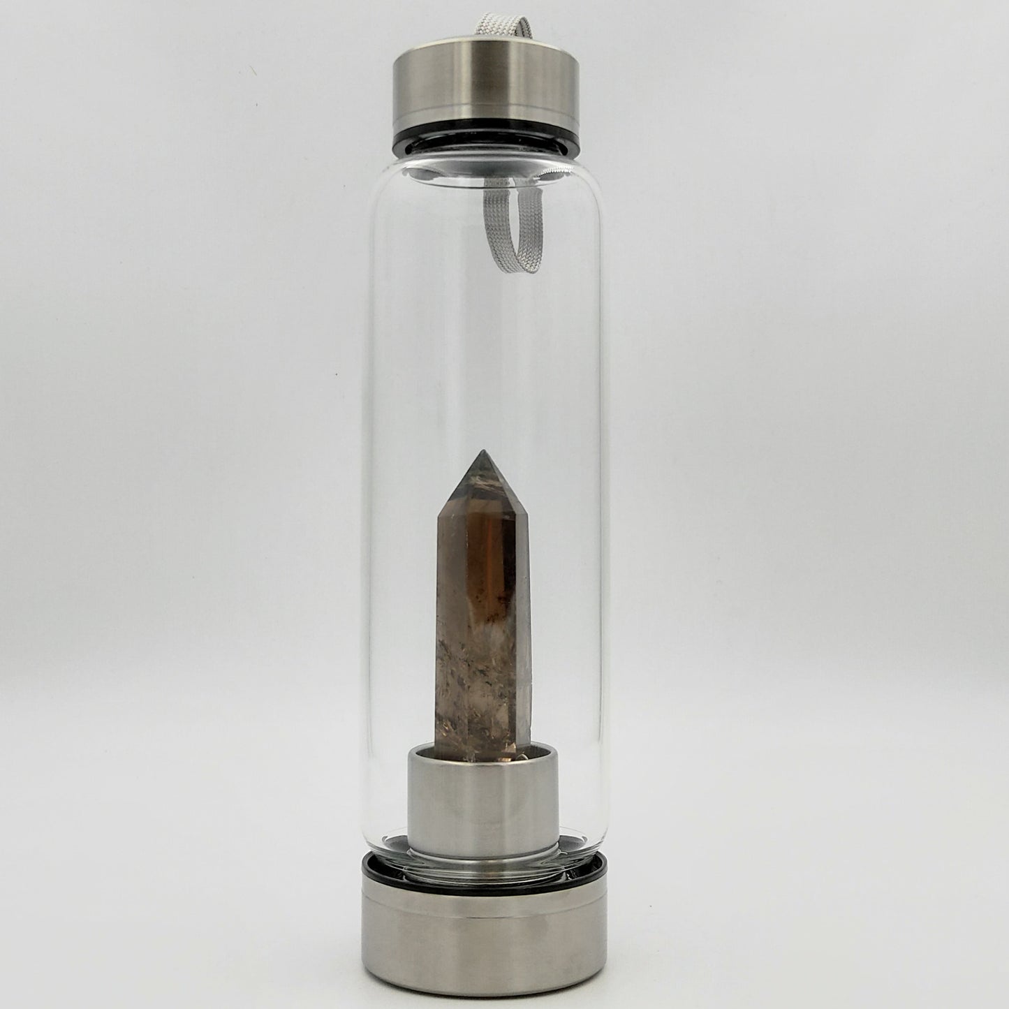 Smokey Quartz Infused Water Bottle