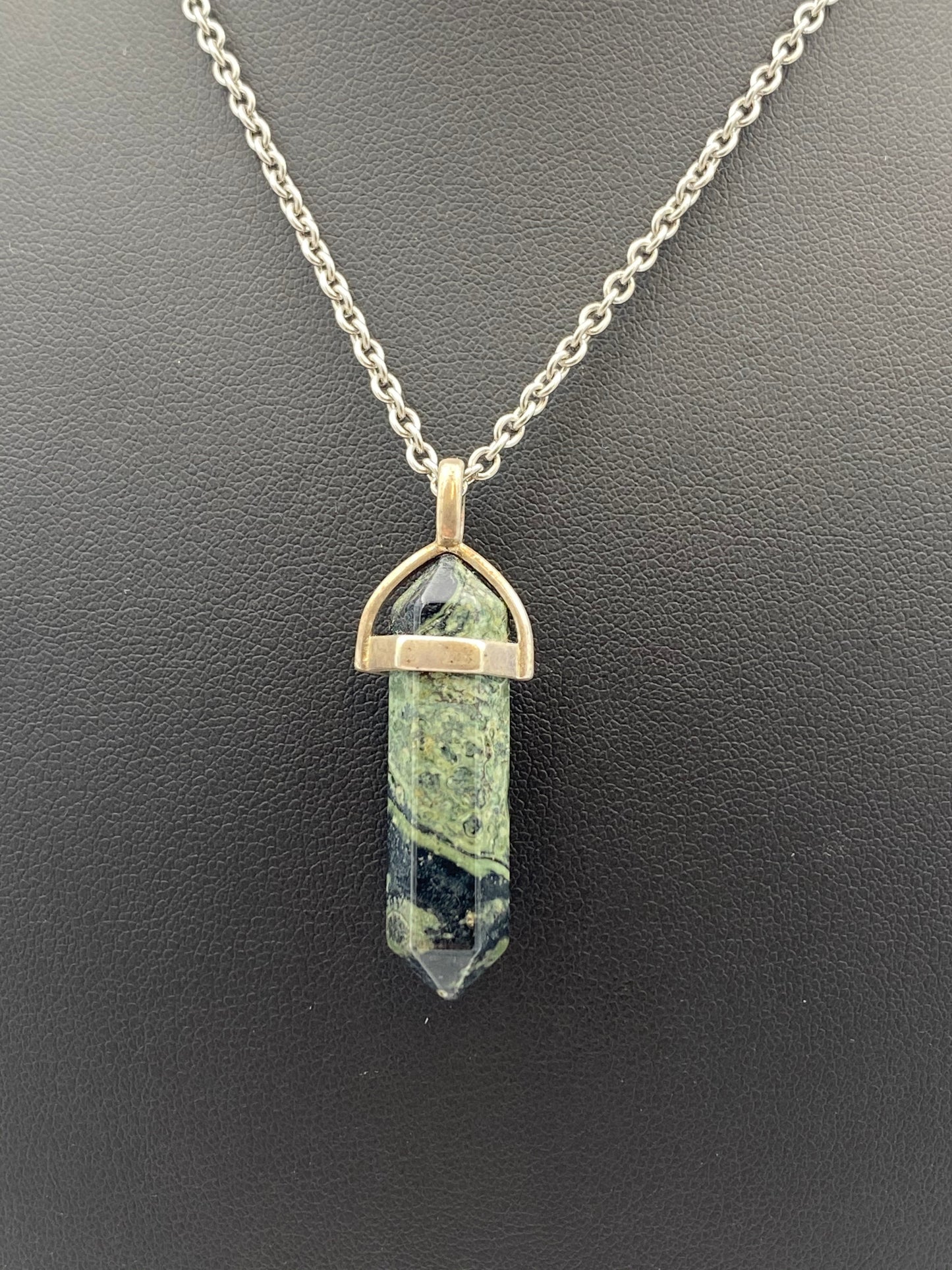 Kambaba Jasper 925 Sterling Silver Pendant