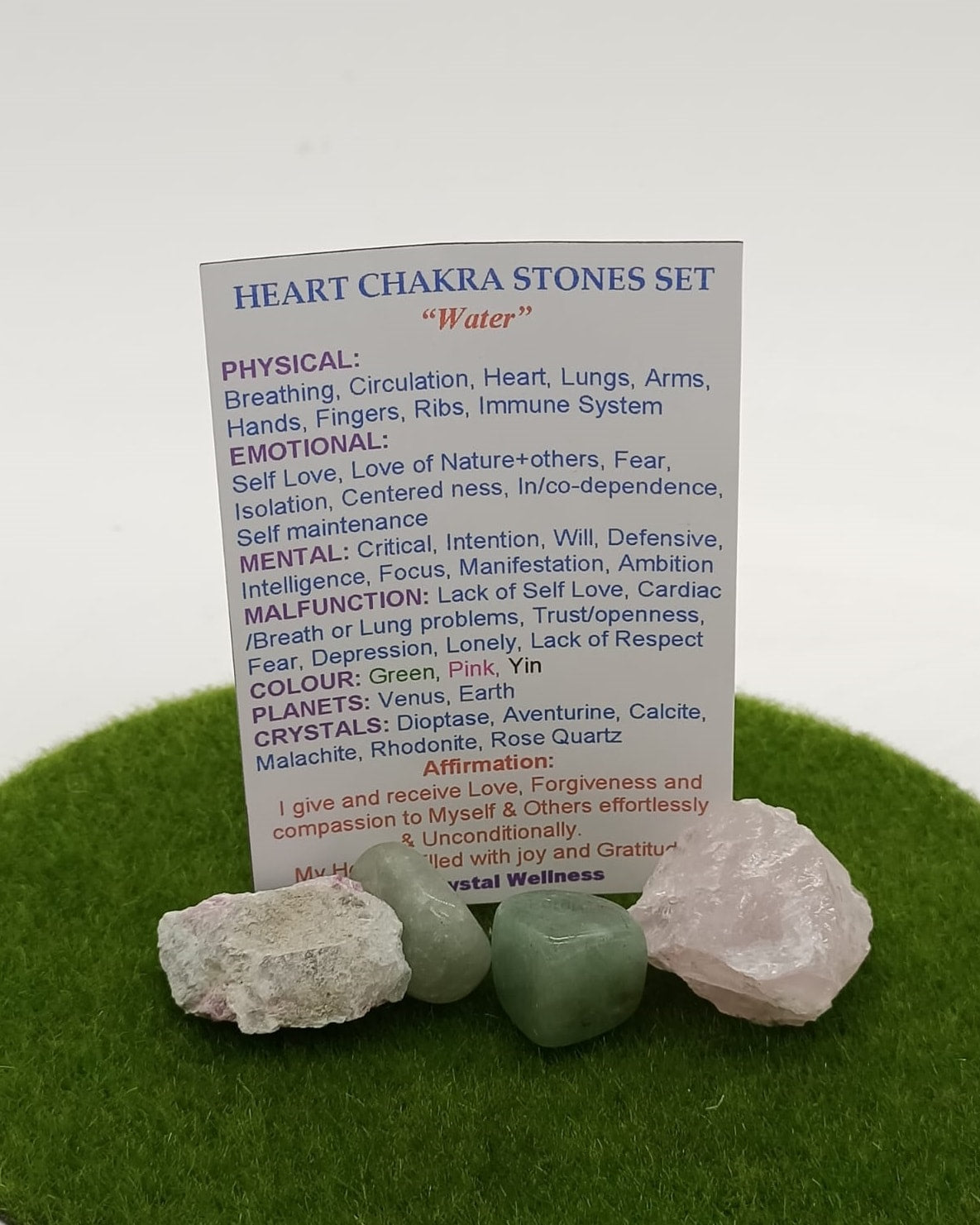 Heart Chakra Stone Set