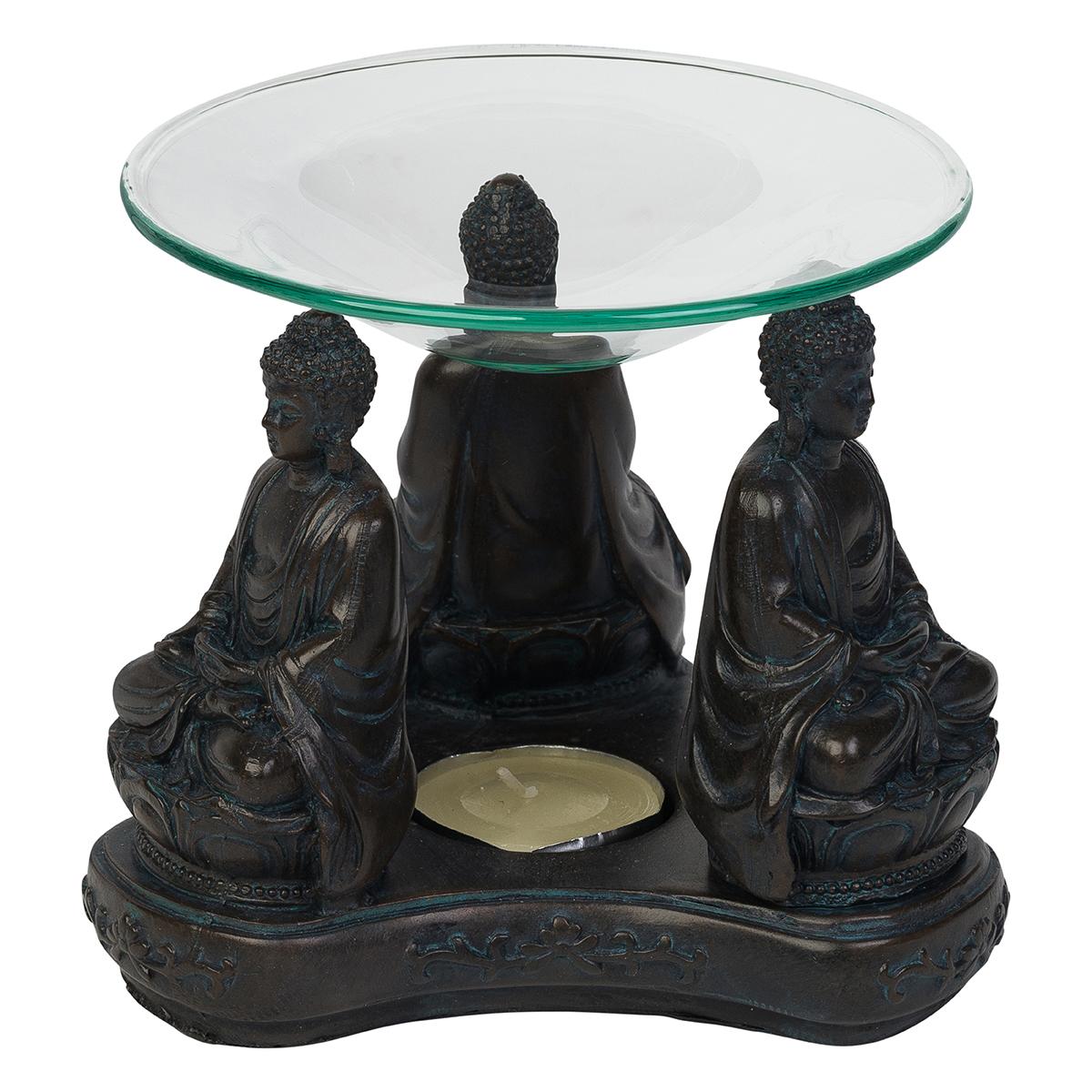 Buddha Brown Polyresin Oil Burner