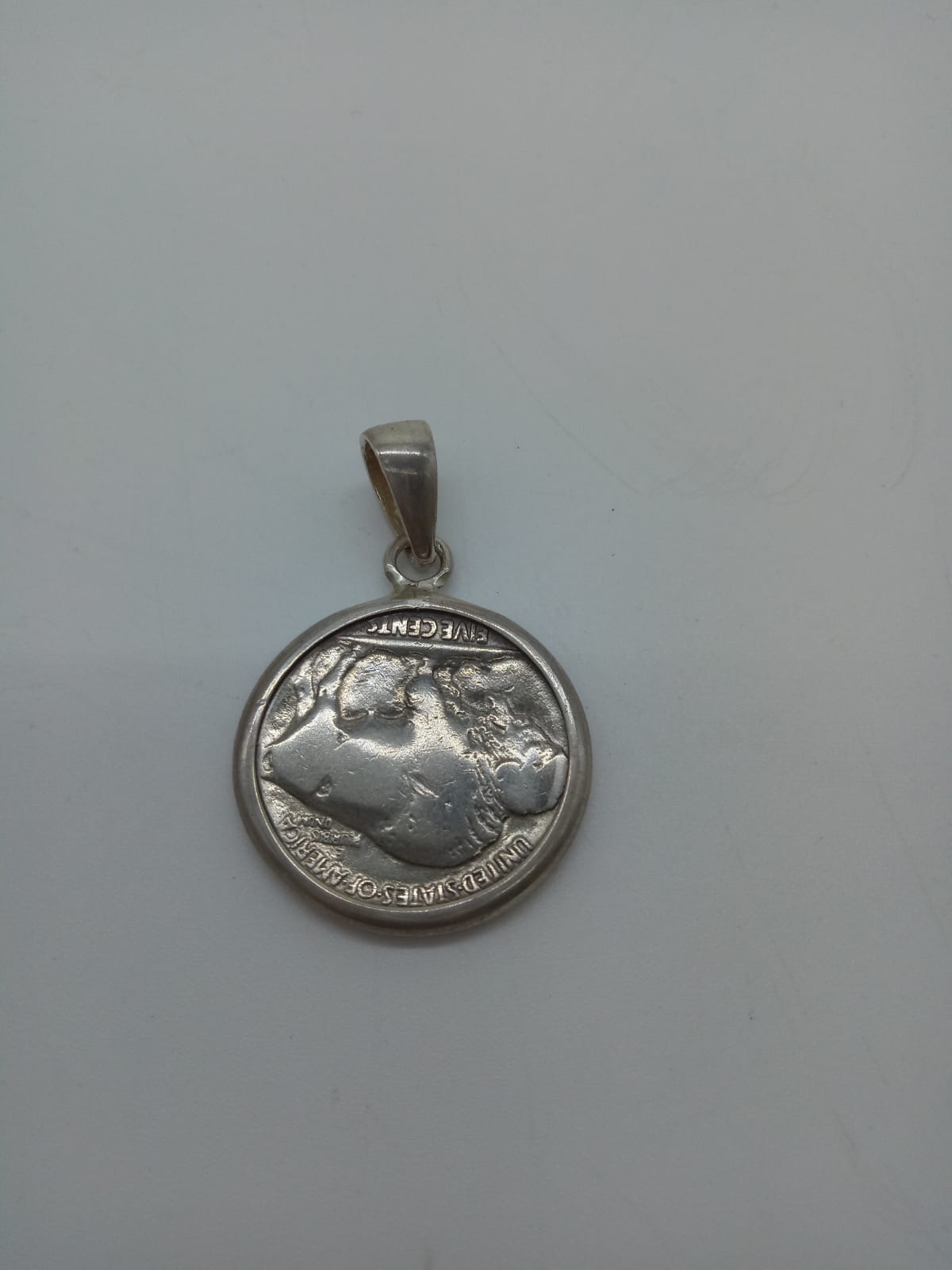 United States of America Coin Sterling Silver Pendant