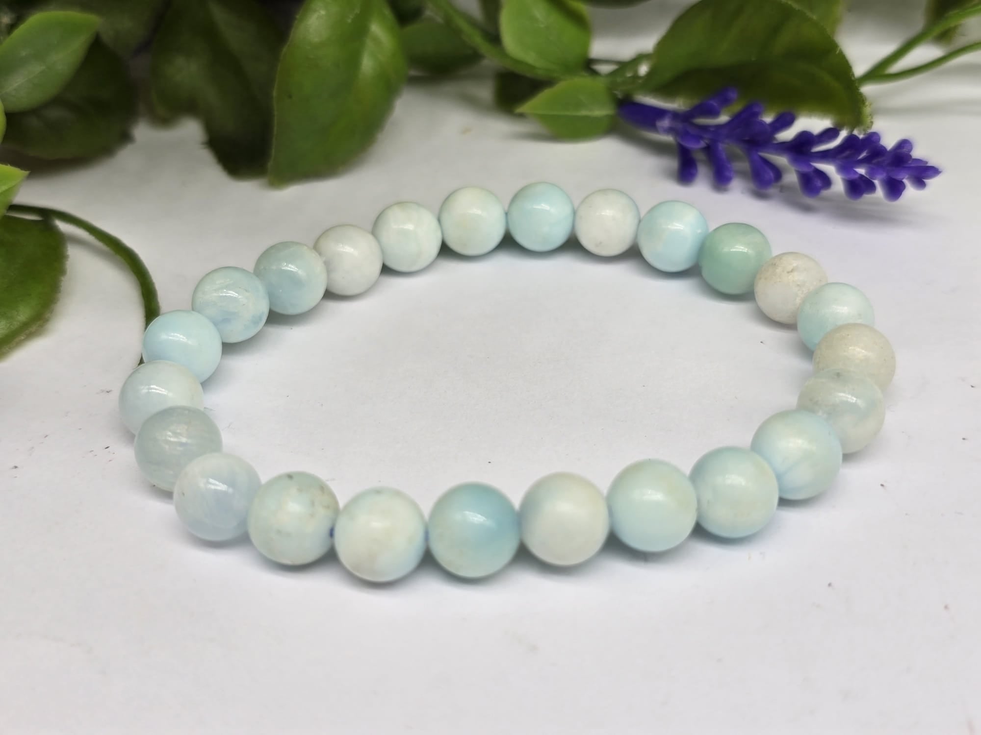 Hemimorphite Beads Bracelet – High Grade Crystal Wellness