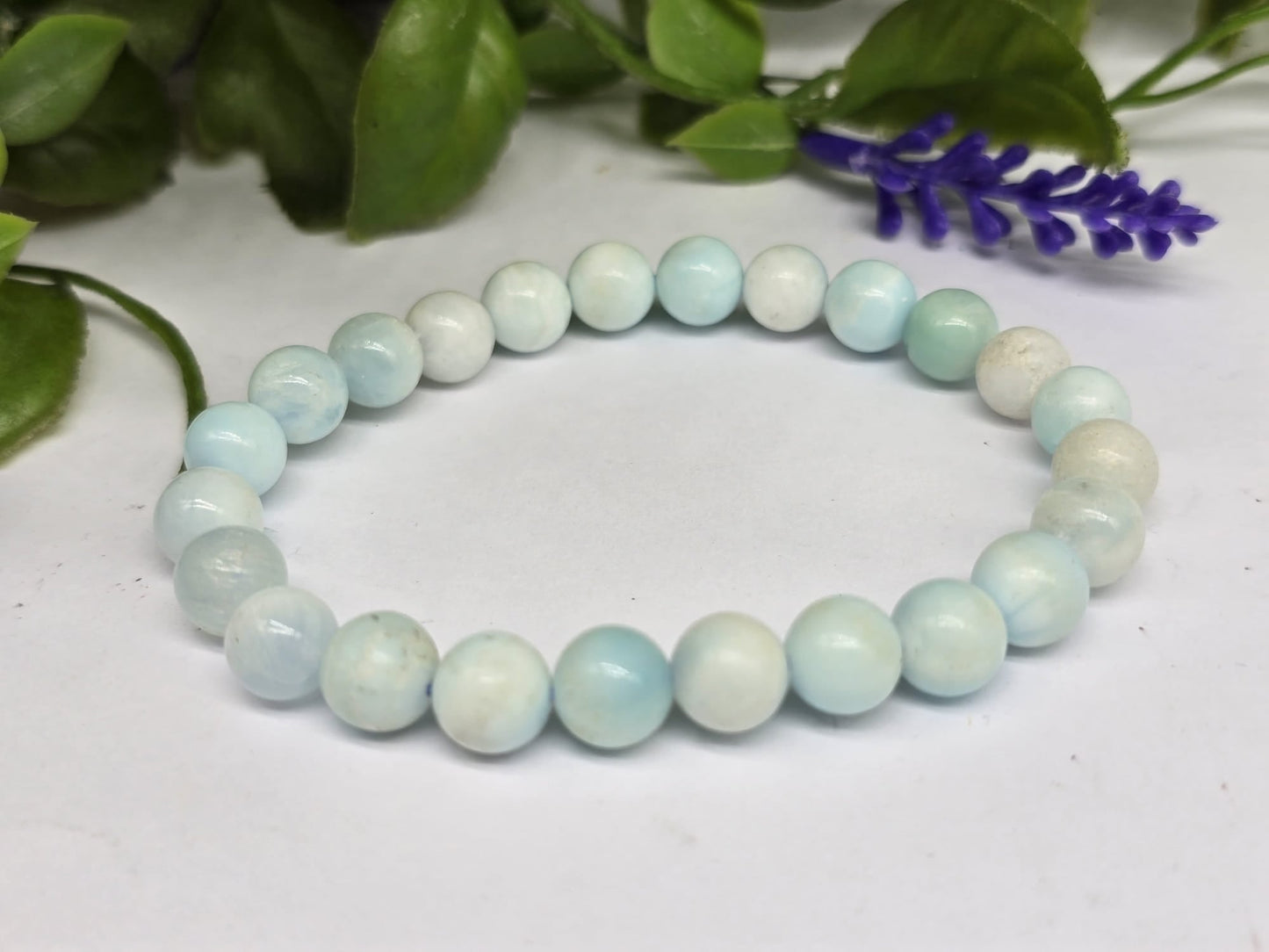 Hemimorphite Beads Bracelet – High Grade Crystal Wellness