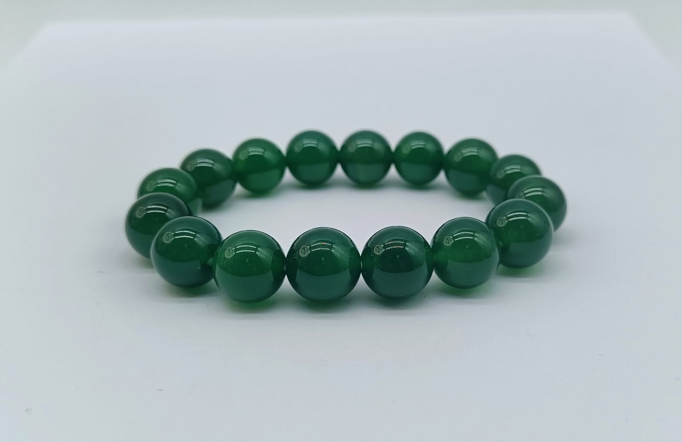 Green Onyx Beads Bracelet Crystal Wellness