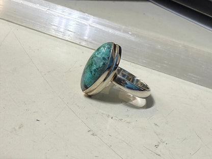 Quantum Quatro 925 Sterling Silver Rings Size 9 Crystal Wellness