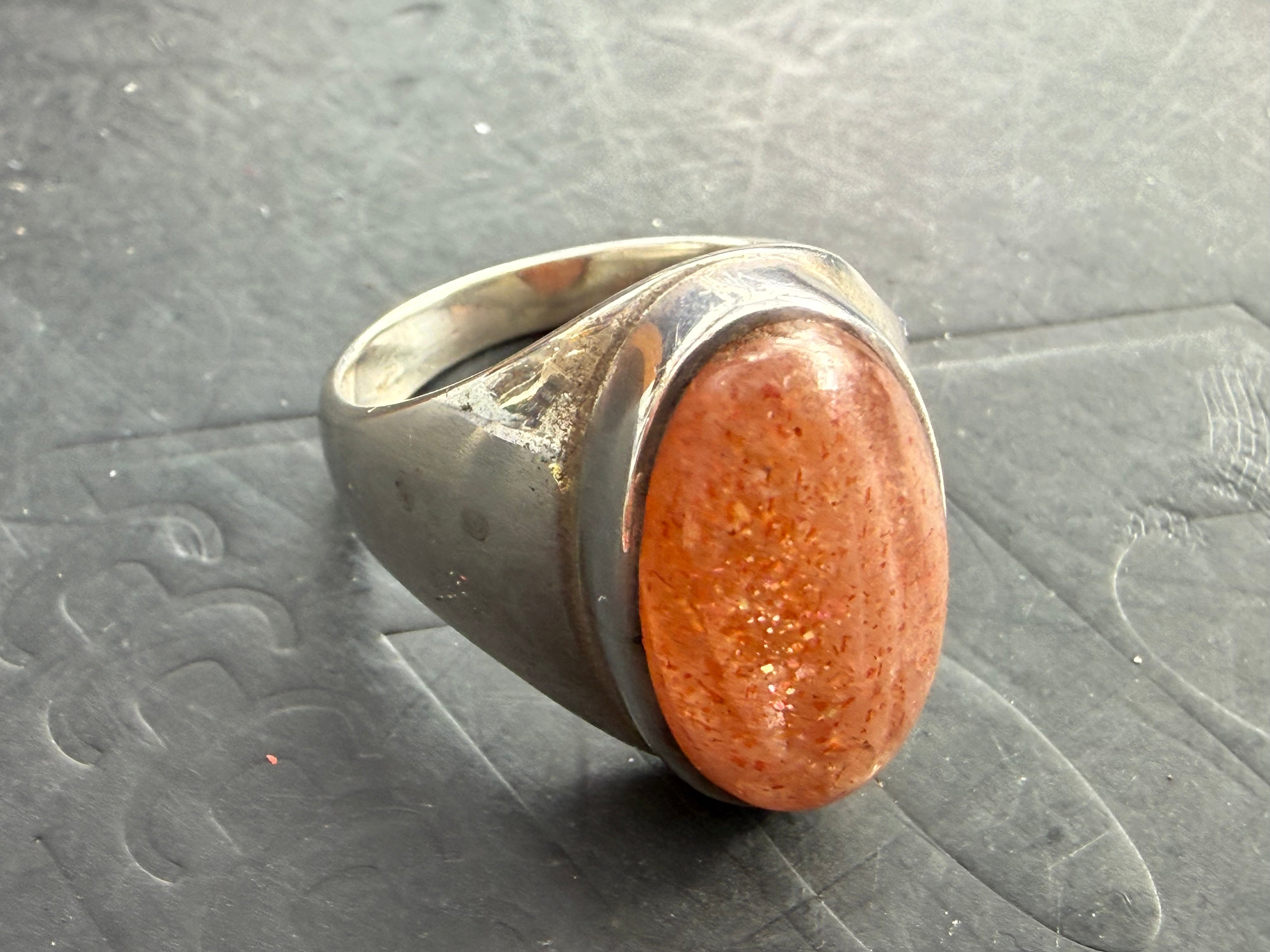 Sunstone Ring, size 7.5– Joy, Vitality & Radiant Confidence Crystal Wellness